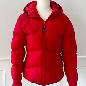 DKNY Vintage Y2K Down Filled Red Puffer Jacket